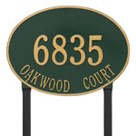 Hawthorne Estate Oval Lawn Address Plaque
