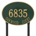 Hawthorne Estate Oval Lawn Address Plaque