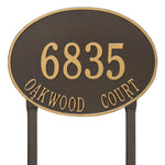 Hawthorne Estate Oval Lawn Address Plaque