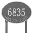 Hawthorne Estate Oval Lawn Address Plaque