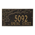 Spring Blossom Estate Wall Address Plaque