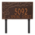 Spring Blossom Estate Lawn Address Plaque