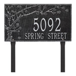 Spring Blossom Estate Lawn Address Plaque