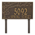 Spring Blossom Estate Lawn Address Plaque