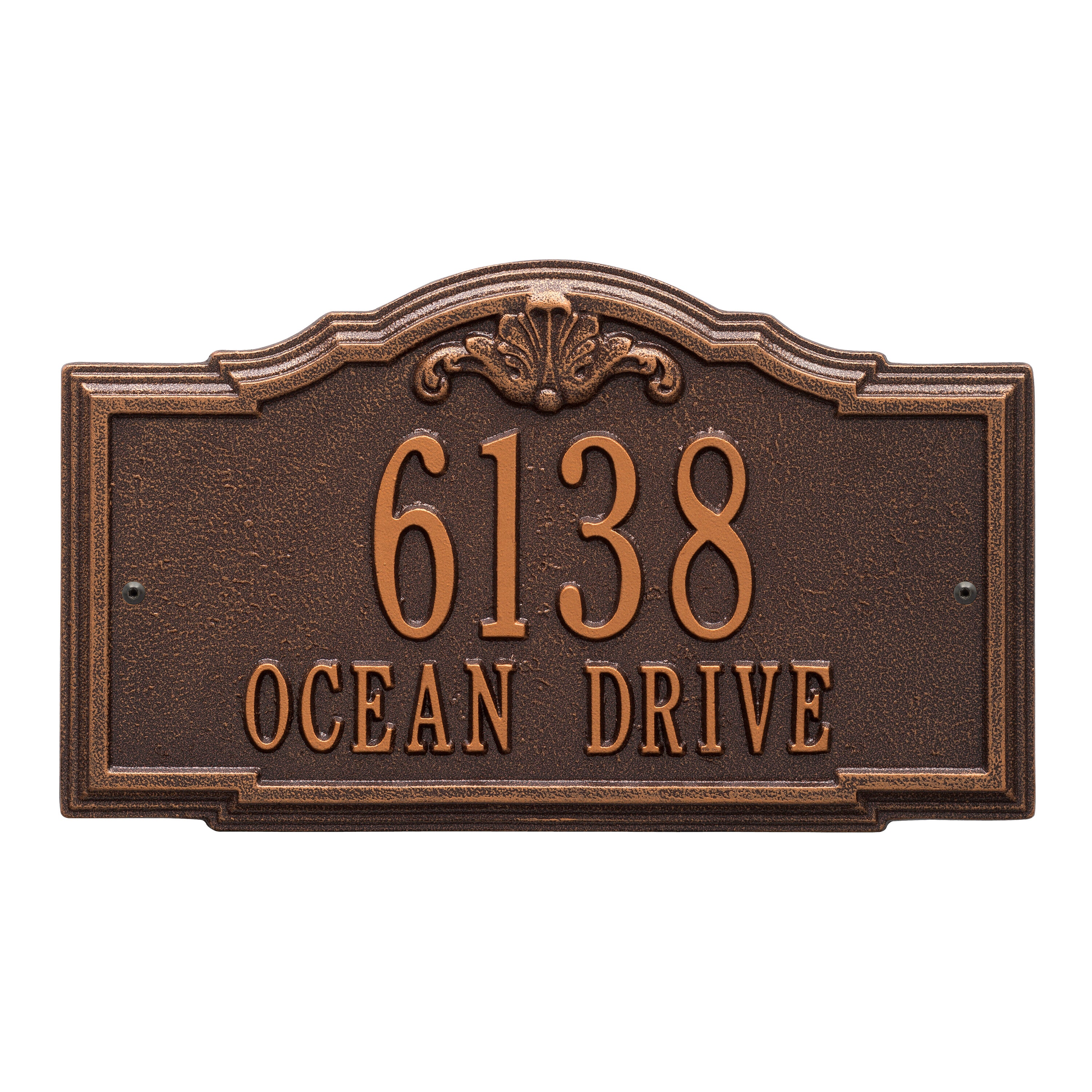 Gatewood Standard Wall Address Plaque