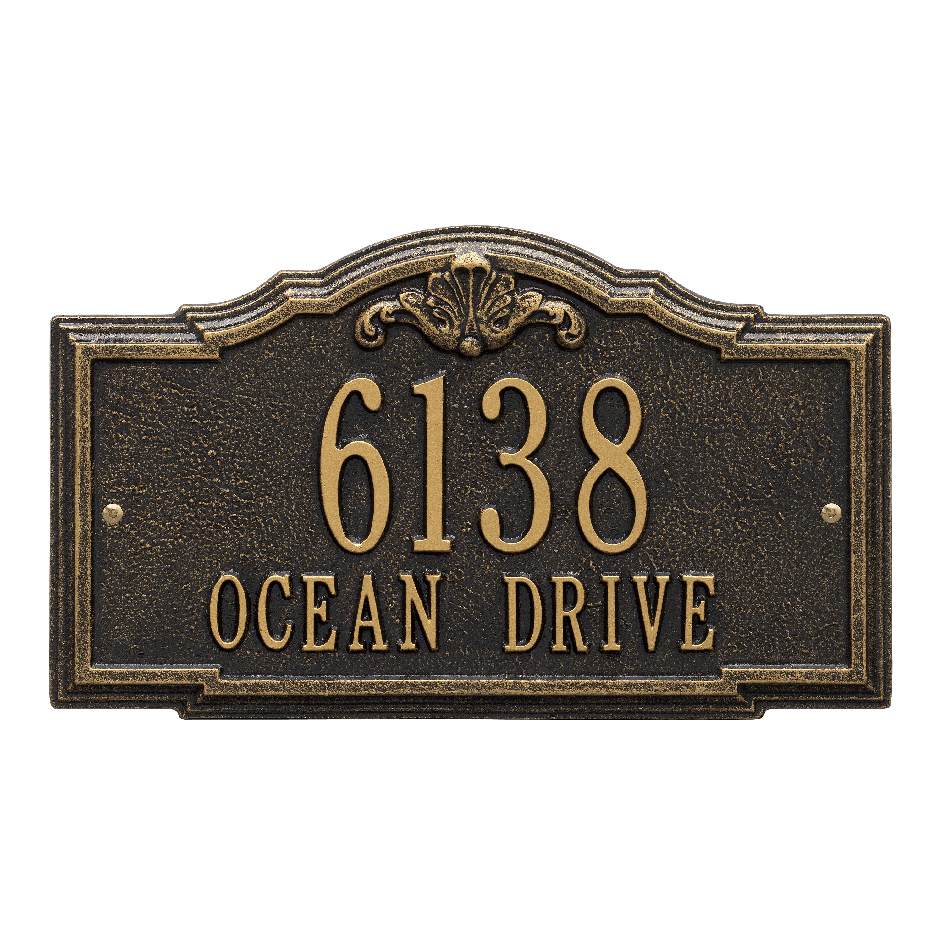 Gatewood Standard Wall Address Plaque