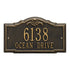 Gatewood Standard Wall Address Plaque