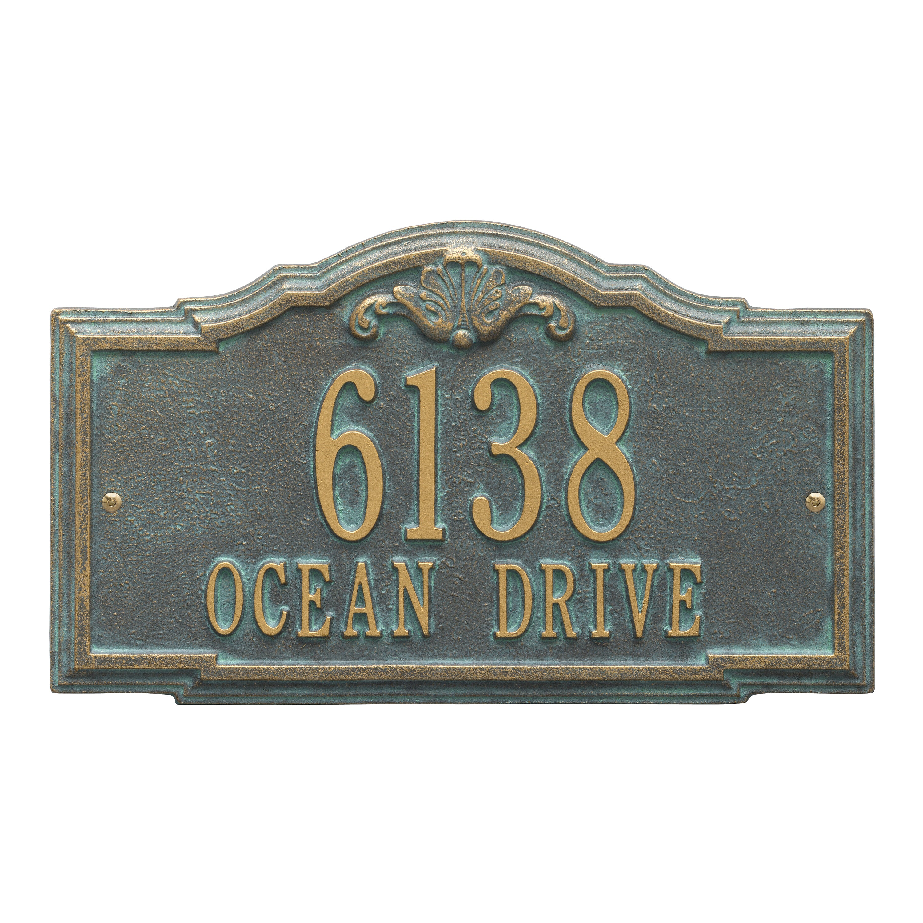 Gatewood Standard Wall Address Plaque