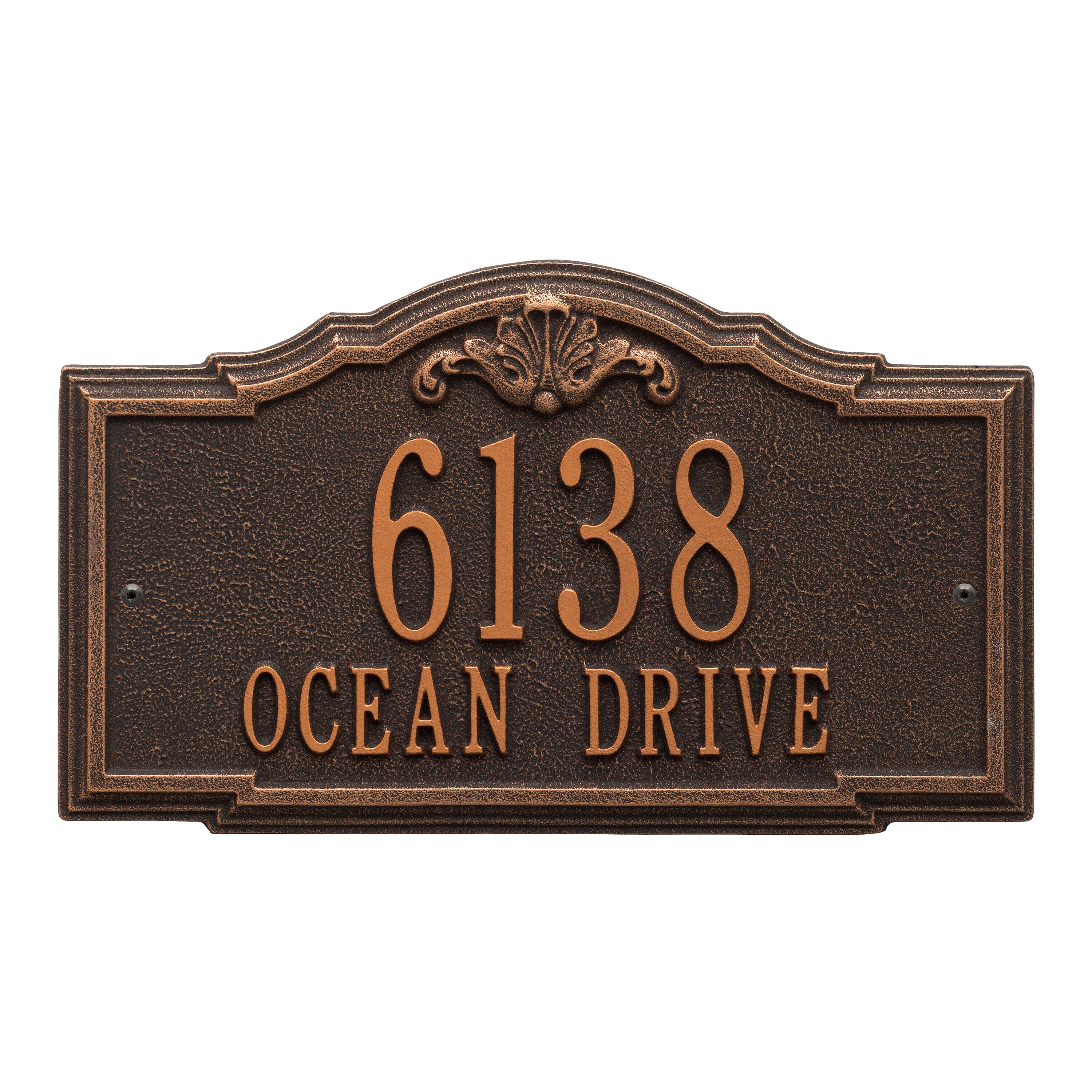 Gatewood Standard Wall Address Plaque