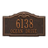 Gatewood Standard Wall Address Plaque