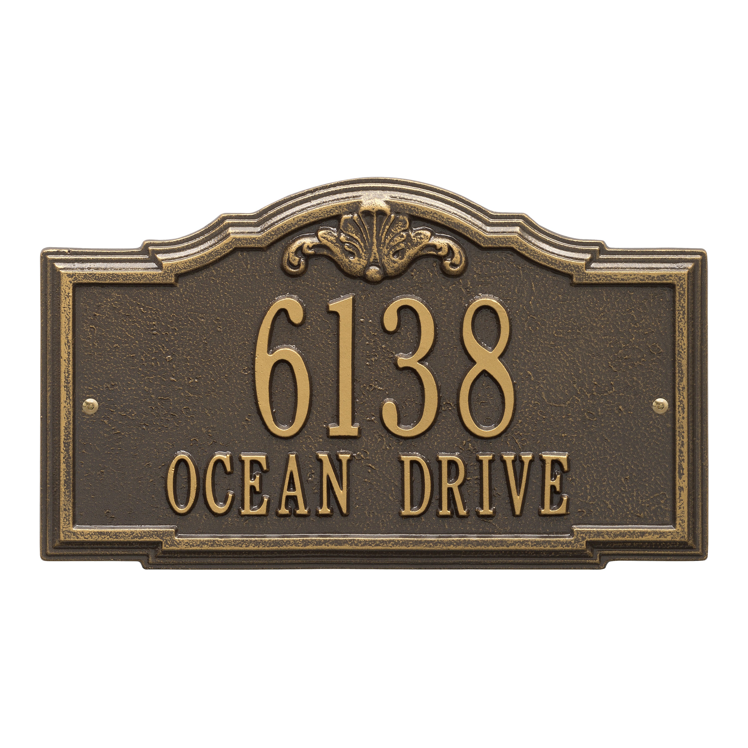 Gatewood Standard Wall Address Plaque