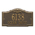Gatewood Standard Wall Address Plaque