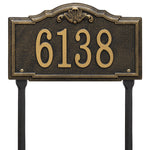 Gatewood Standard Lawn Address Plaque