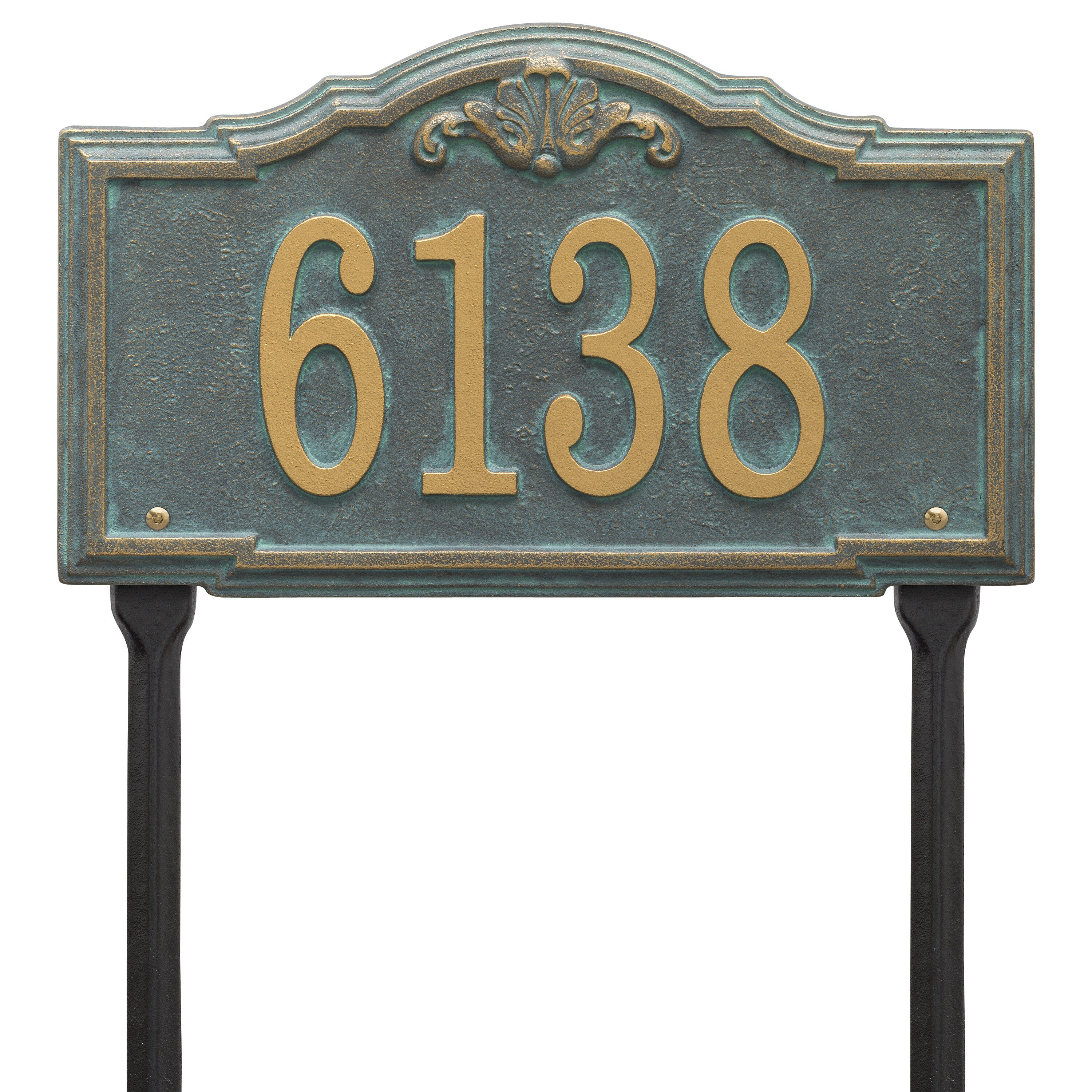 Gatewood Standard Lawn Address Plaque
