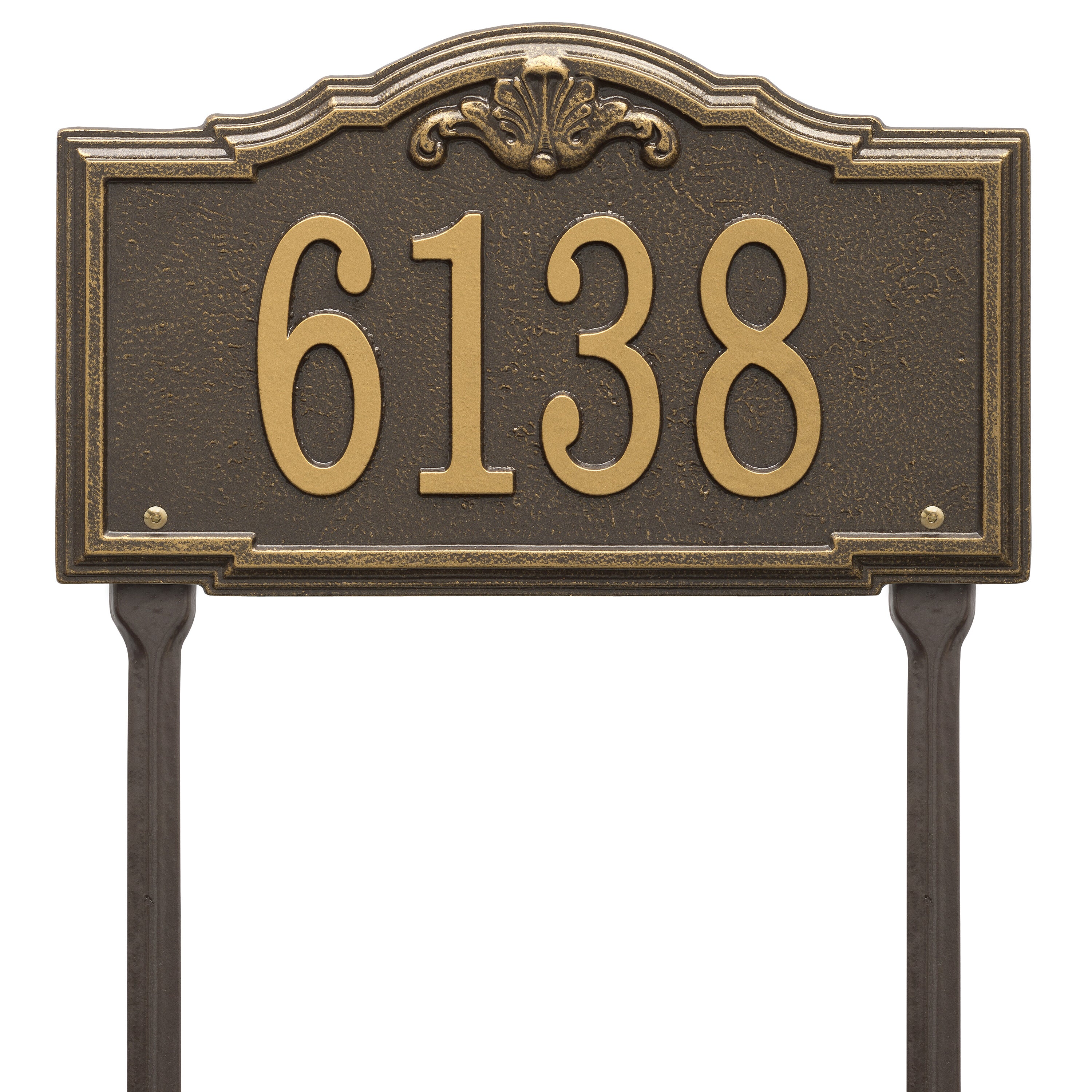 Gatewood Standard Lawn Address Plaque