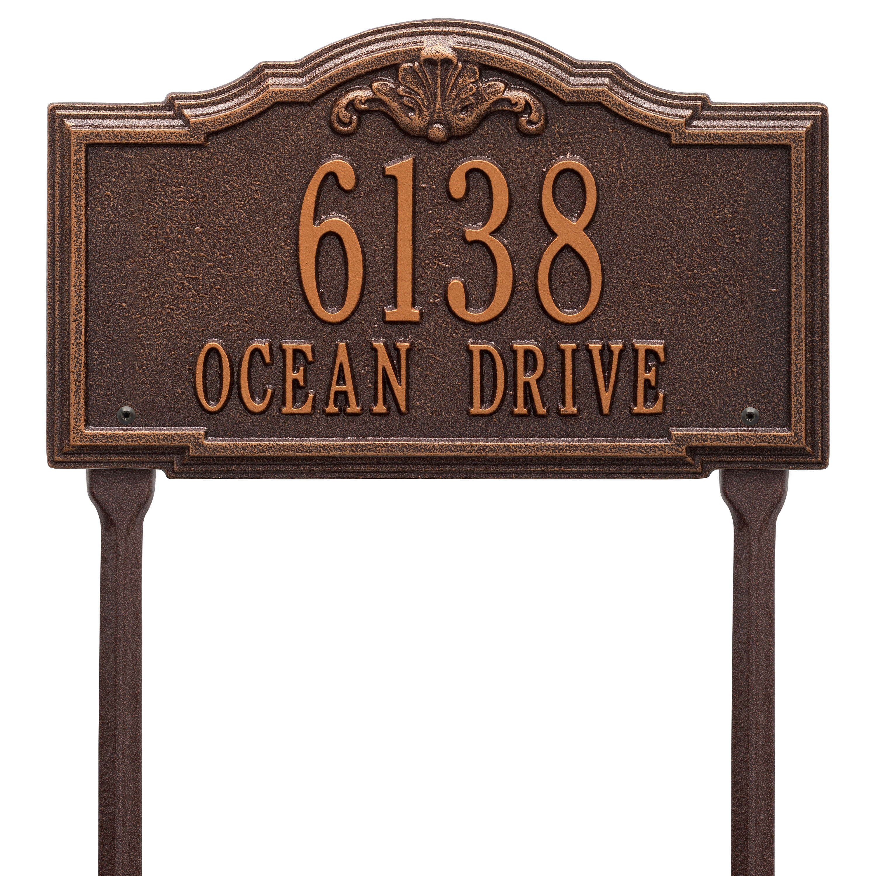 Gatewood Standard Lawn Address Plaque