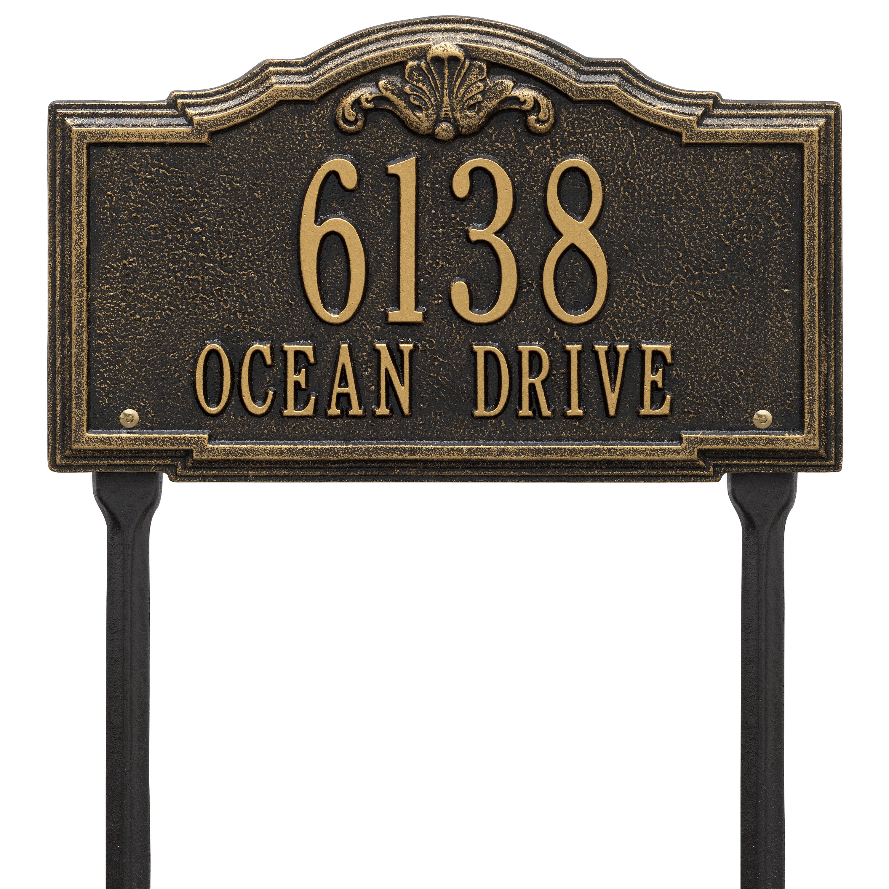 Gatewood Standard Lawn Address Plaque