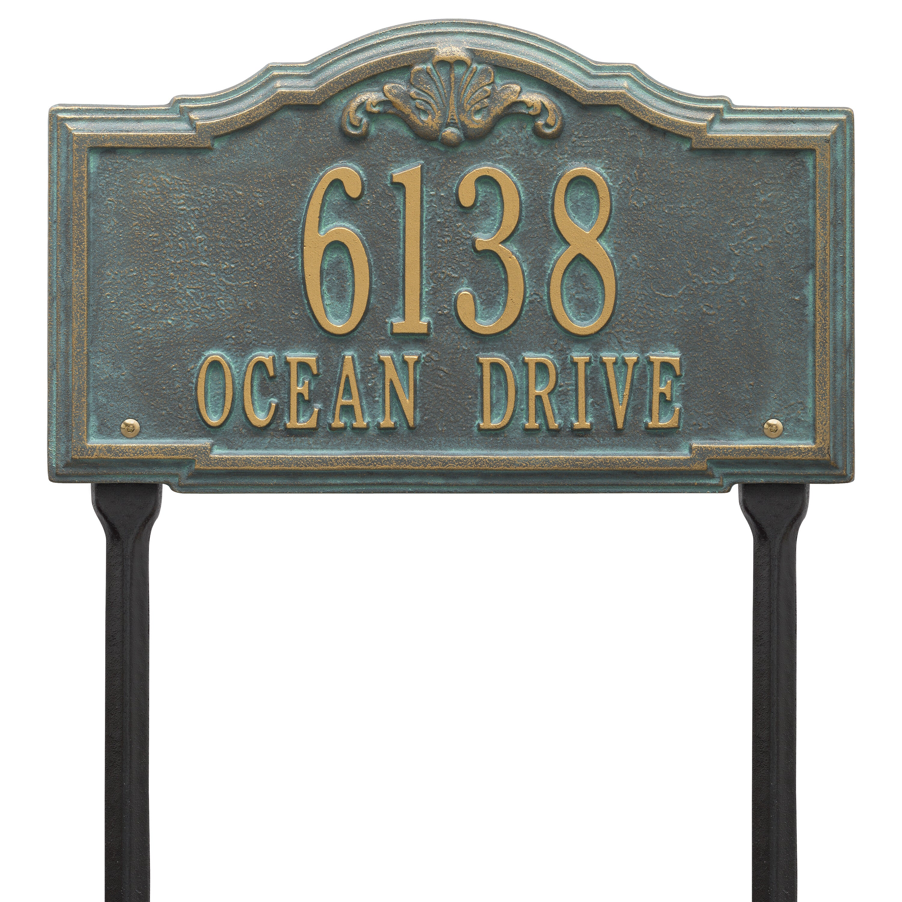 Gatewood Standard Lawn Address Plaque