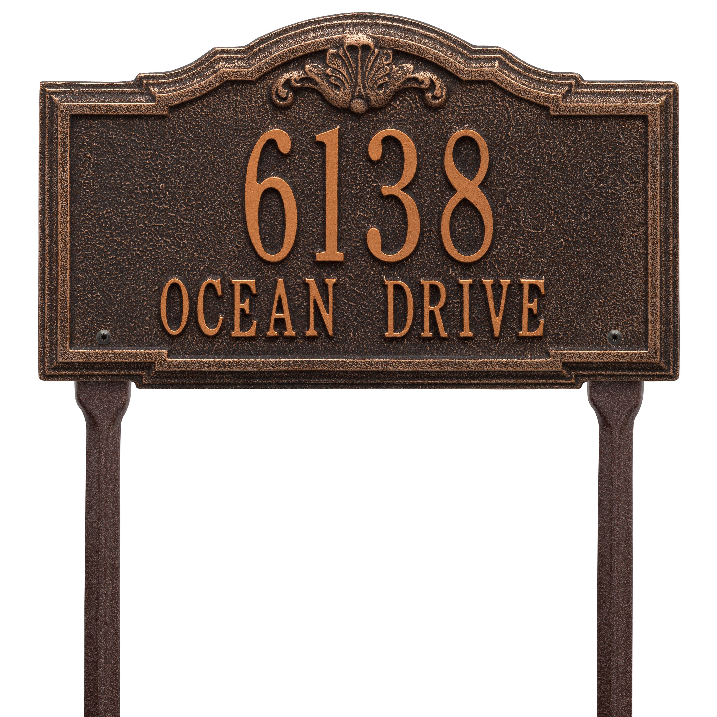 Gatewood Standard Lawn Address Plaque