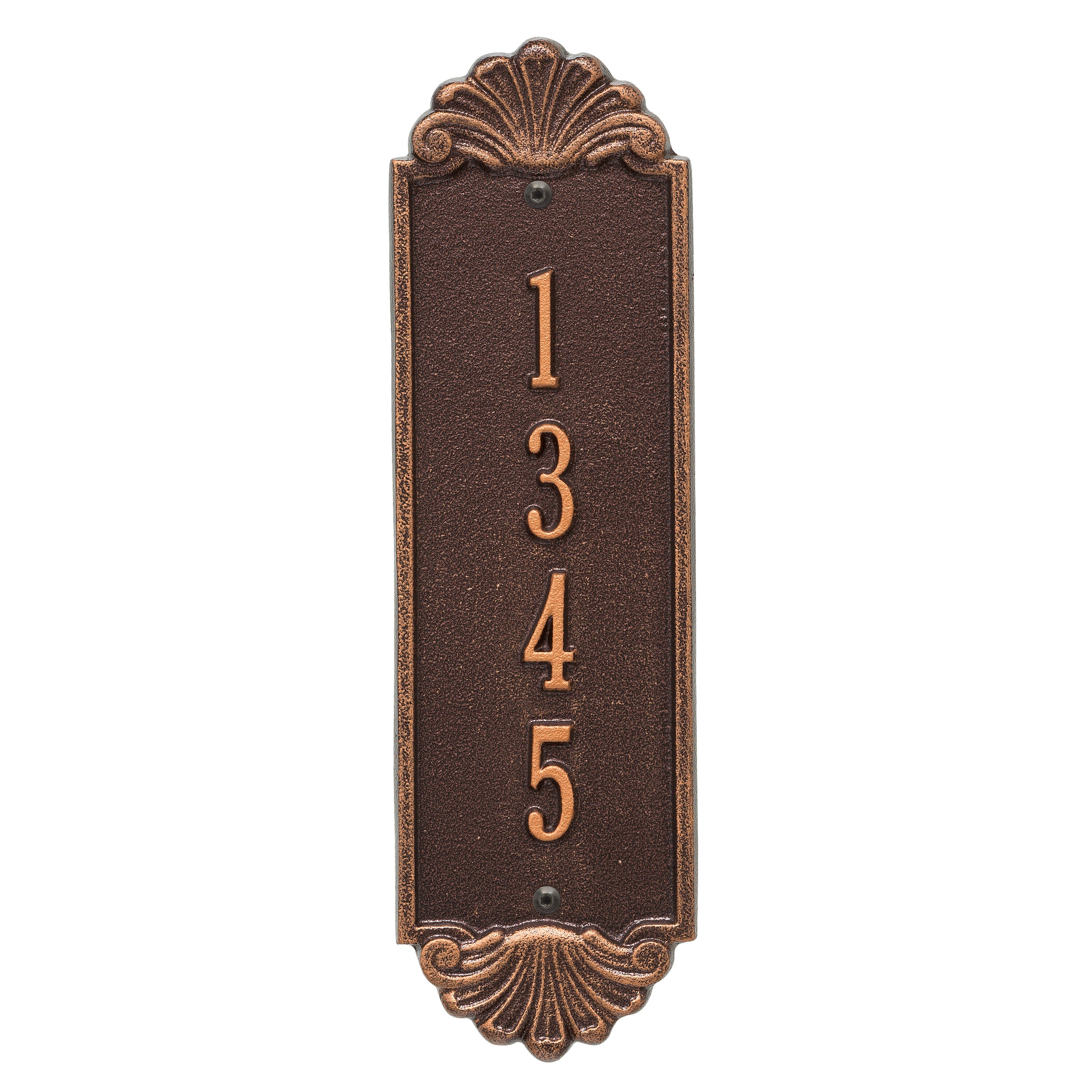 Shell Vertical Small Wall Plaque
