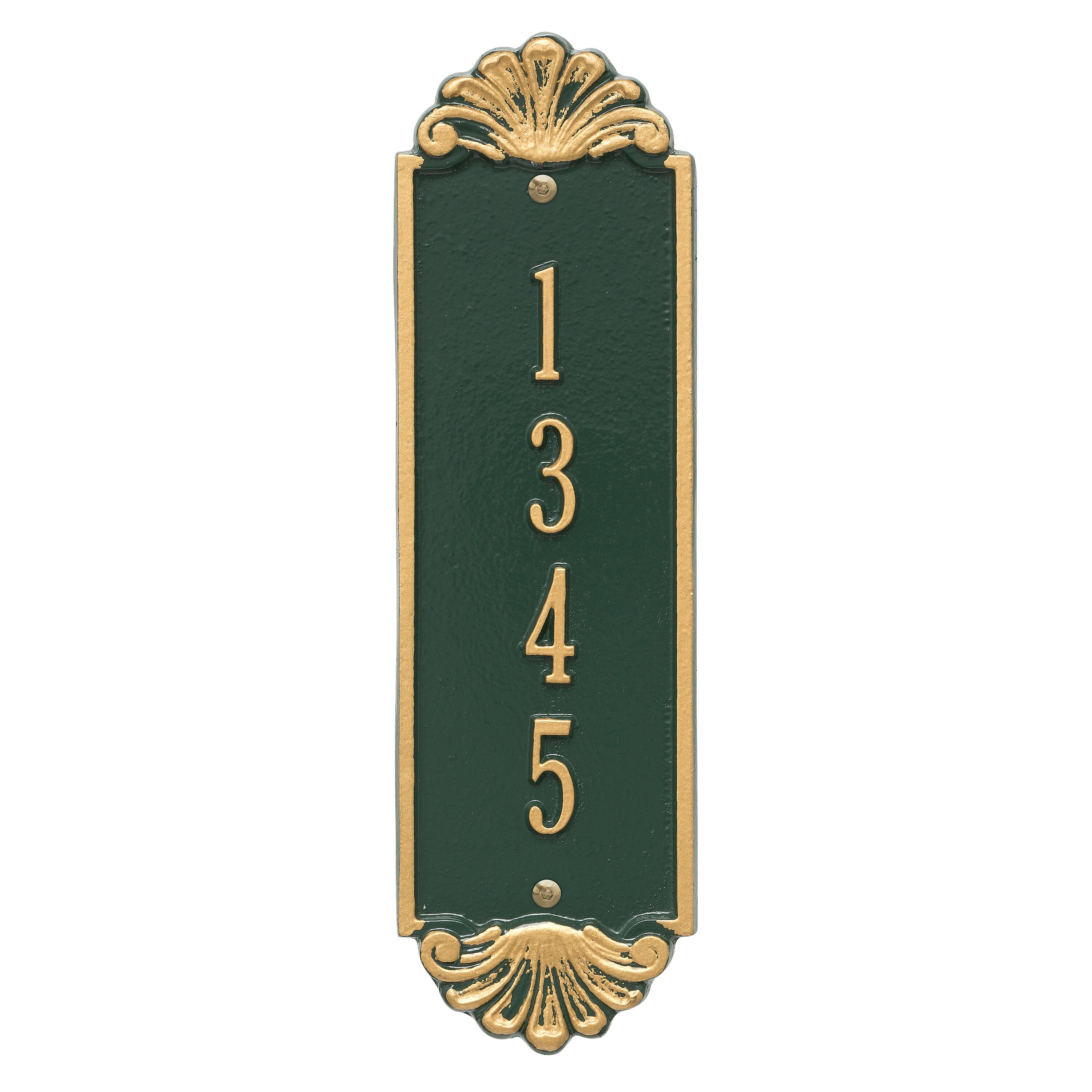 Shell Vertical Small Wall Plaque