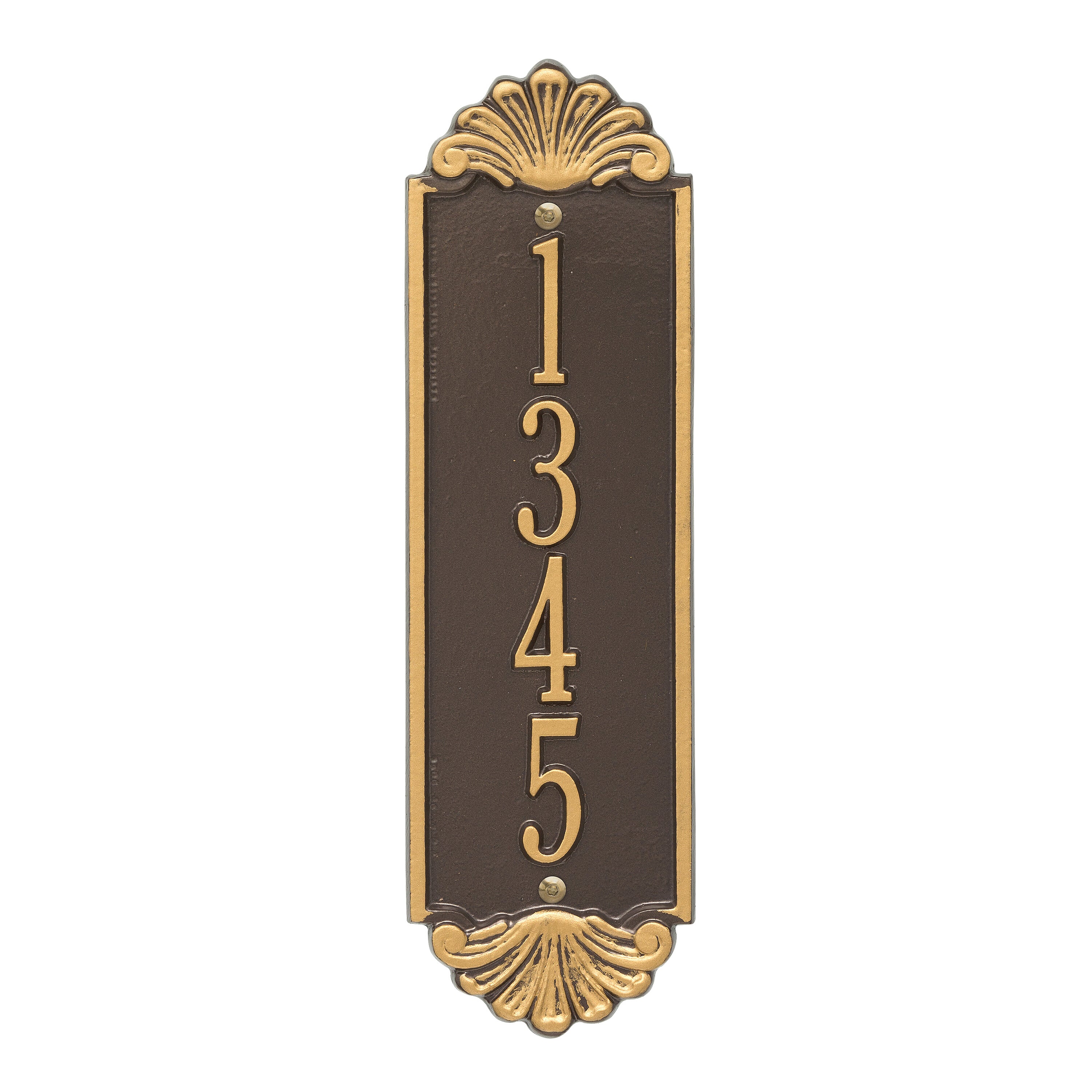 Shell Vertical Small Wall Plaque