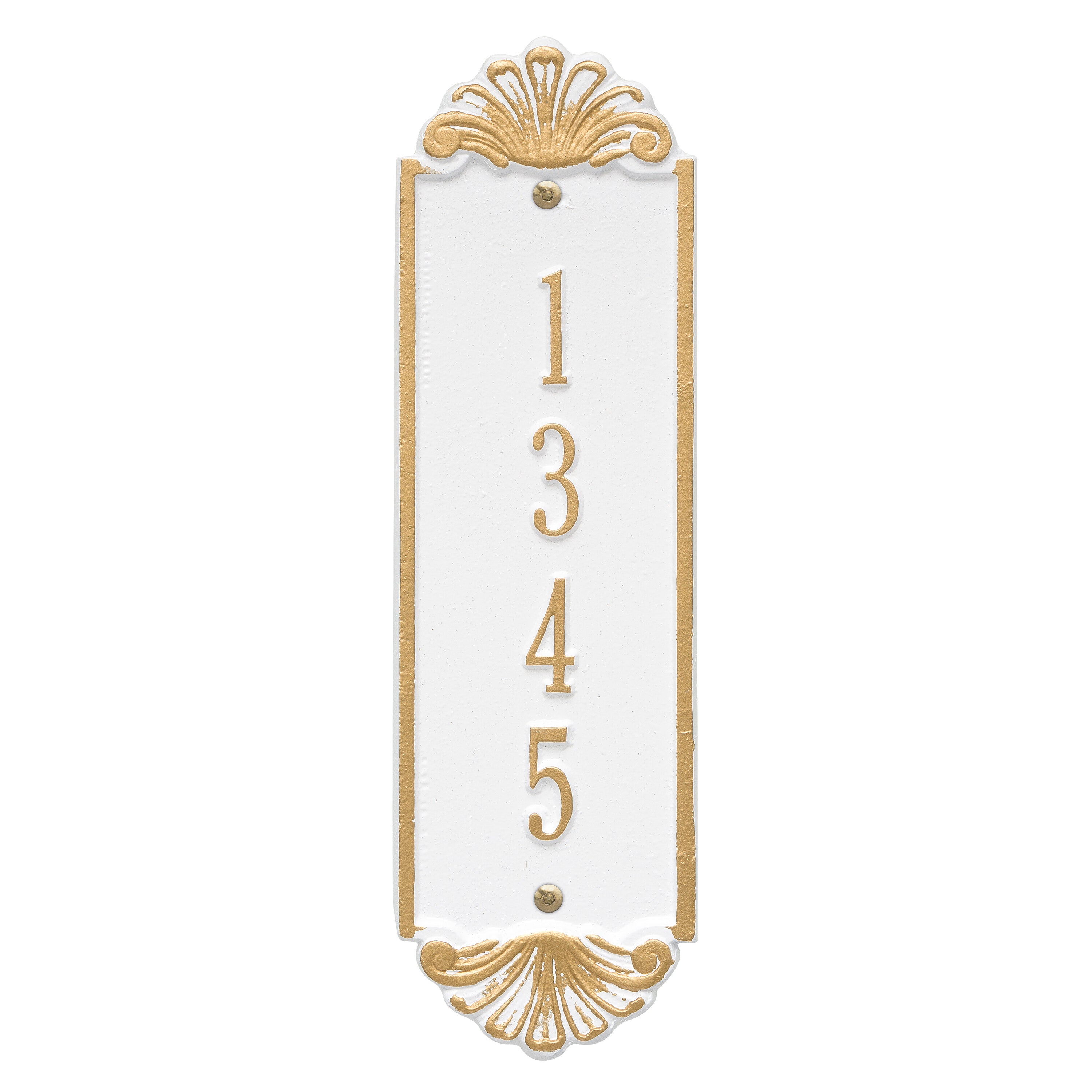 Shell Vertical Small Wall Plaque