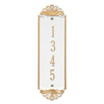 Shell Vertical Small Wall Plaque