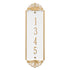 Shell Vertical Small Wall Plaque