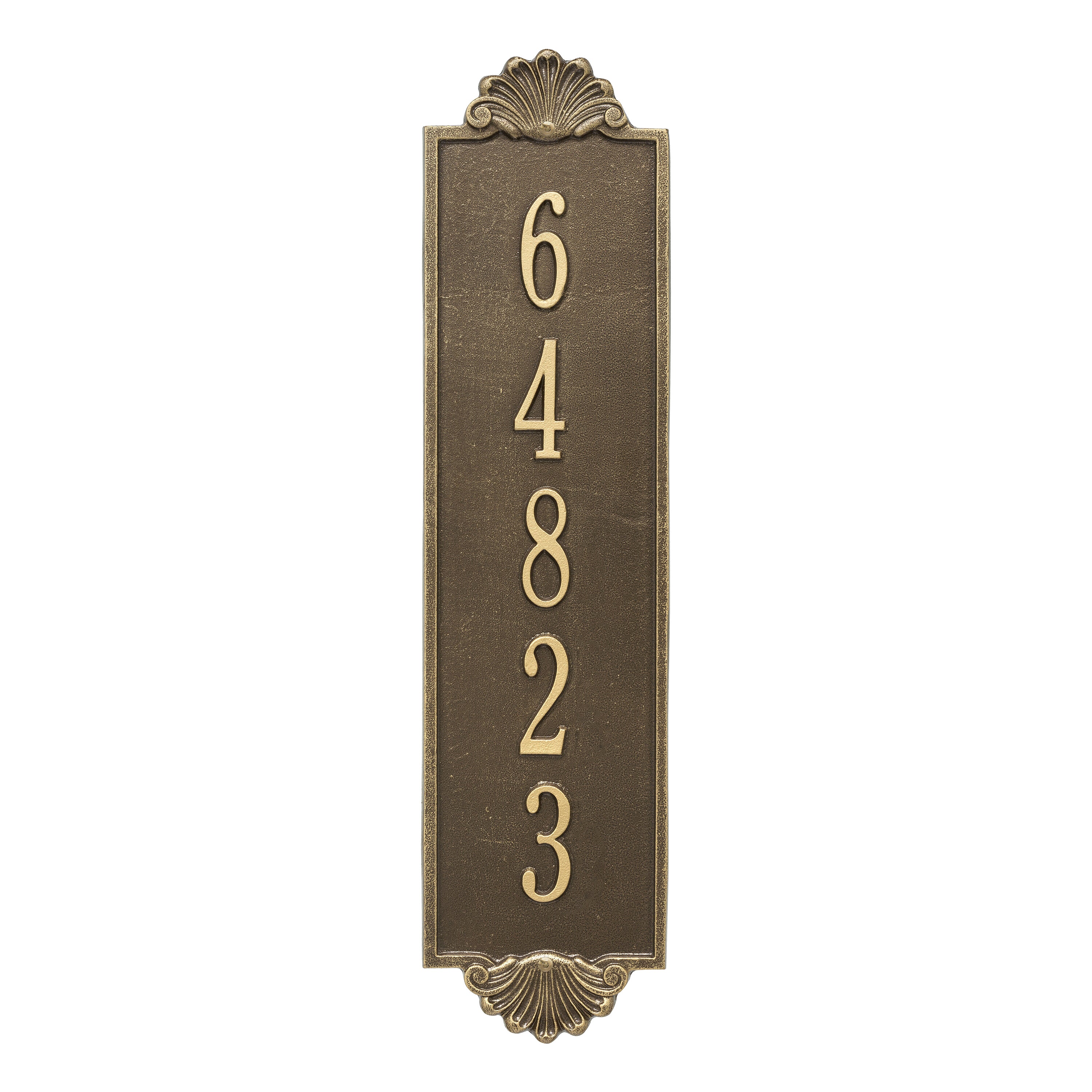 Shell Vertical Estate Wall Plaque