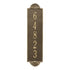 Shell Vertical Estate Wall Plaque