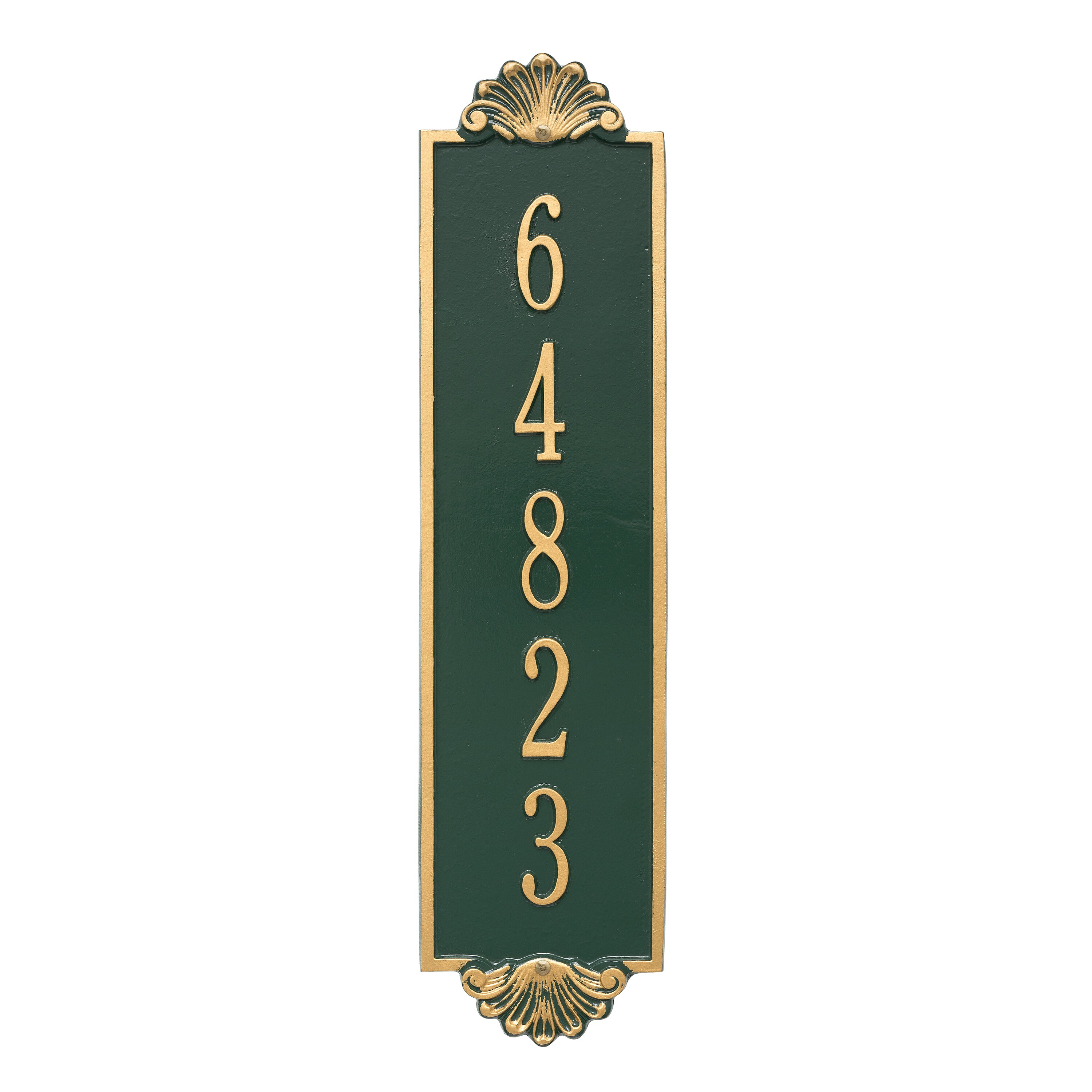 Shell Vertical Estate Wall Plaque