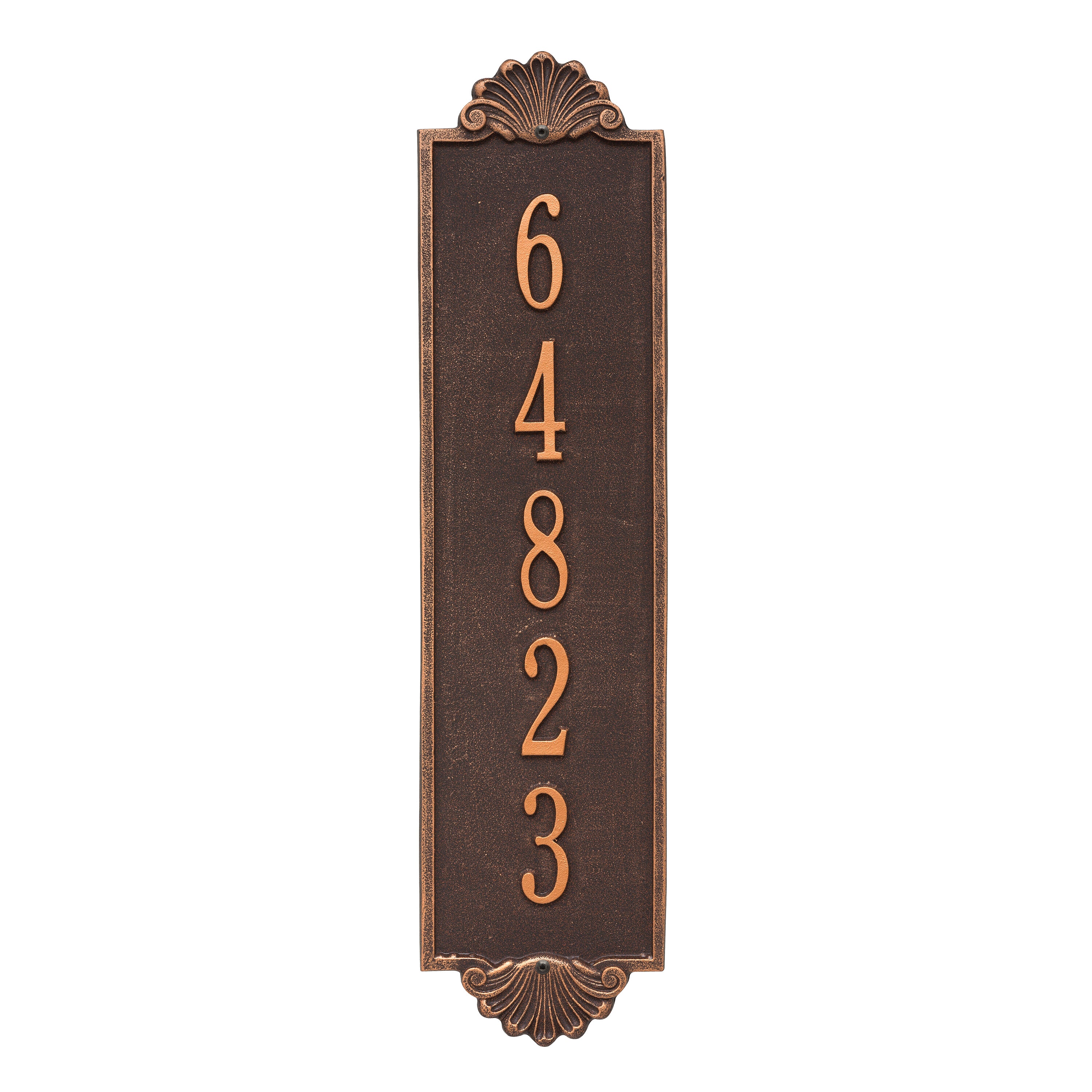 Shell Vertical Estate Wall Plaque