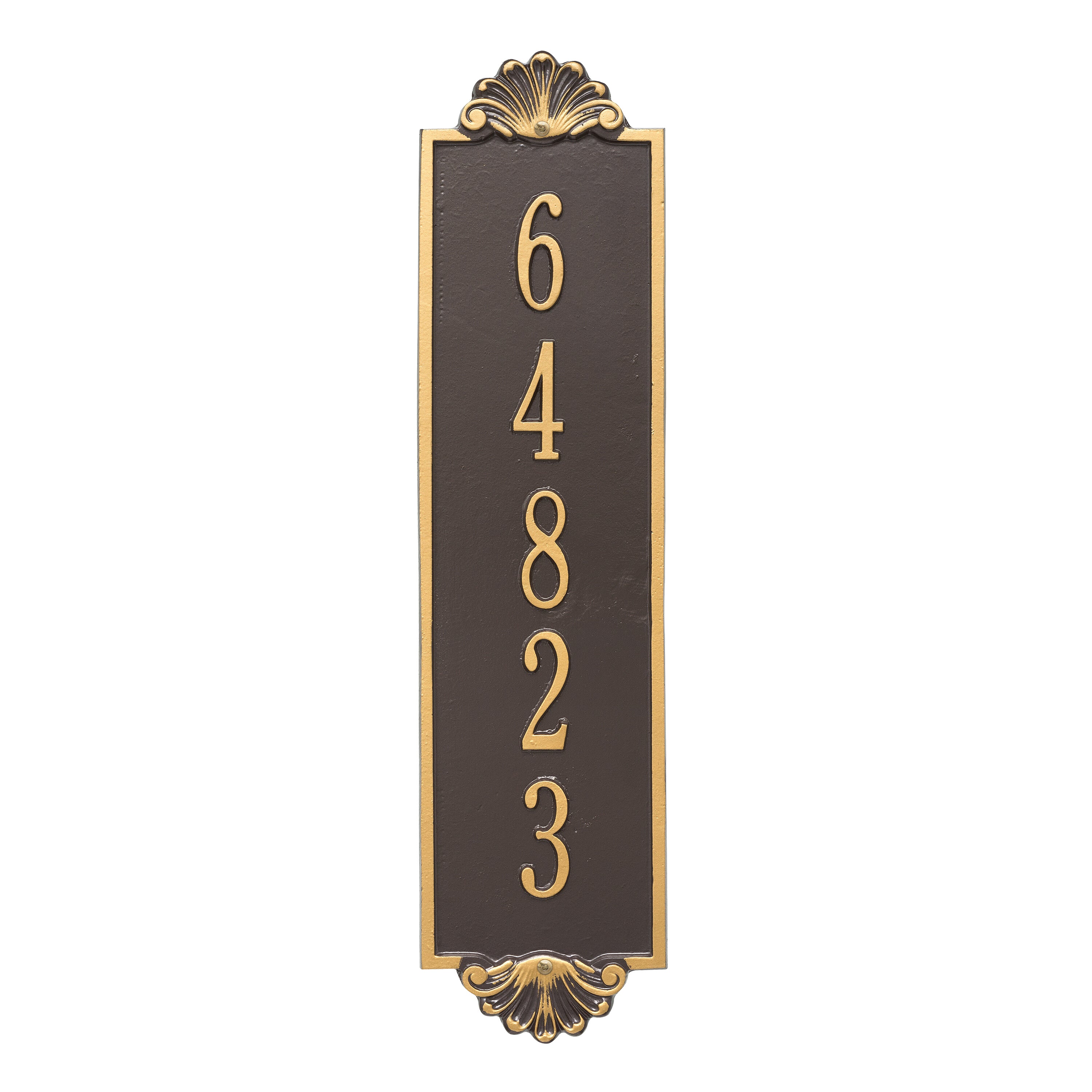 Shell Vertical Estate Wall Plaque