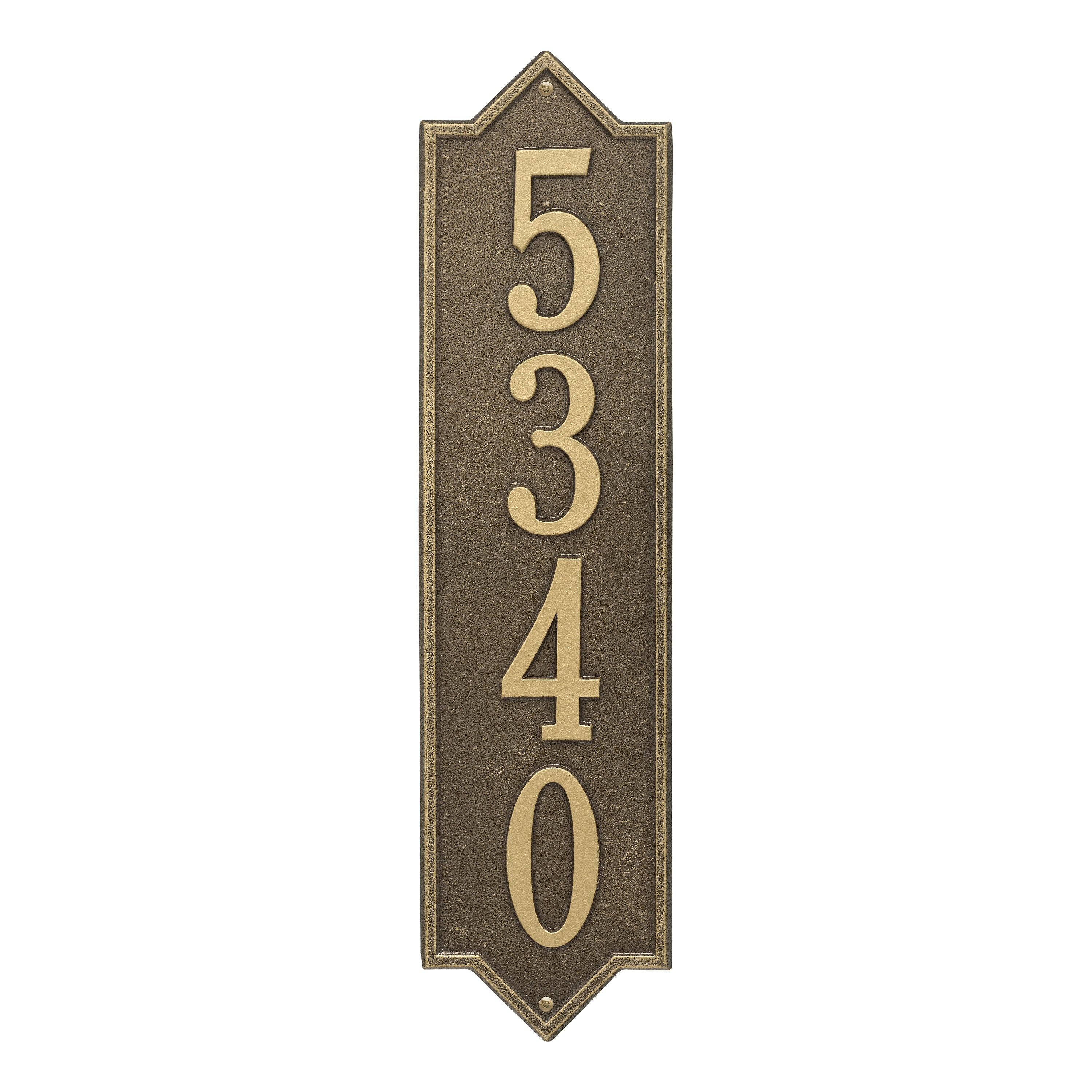 Norfolk Vertical Estate Wall Plaque