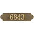 Richmond Horizontal Estate Wall Address Plaque