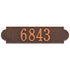 Richmond Horizontal Estate Wall Address Plaque