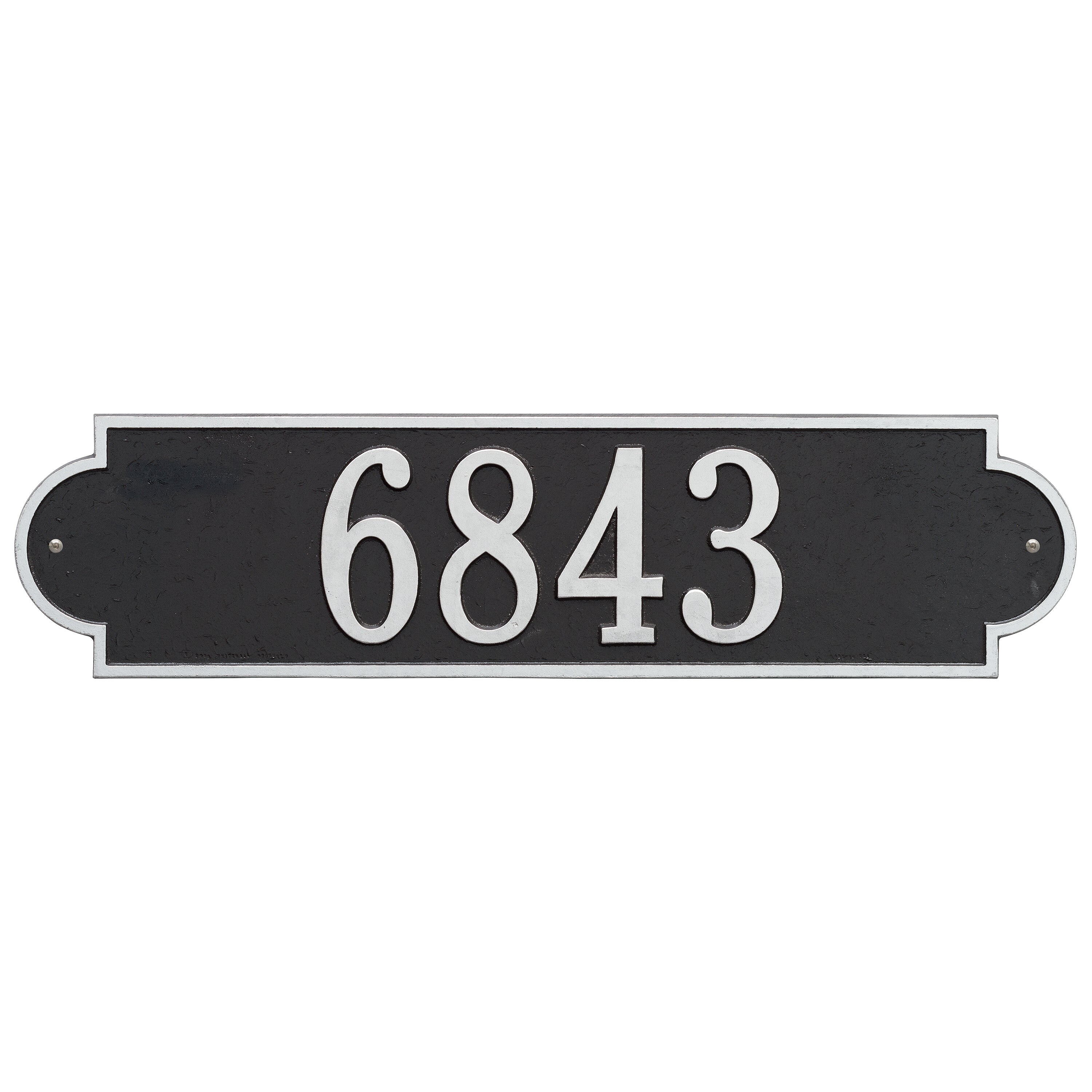 Richmond Horizontal Estate Wall Address Plaque