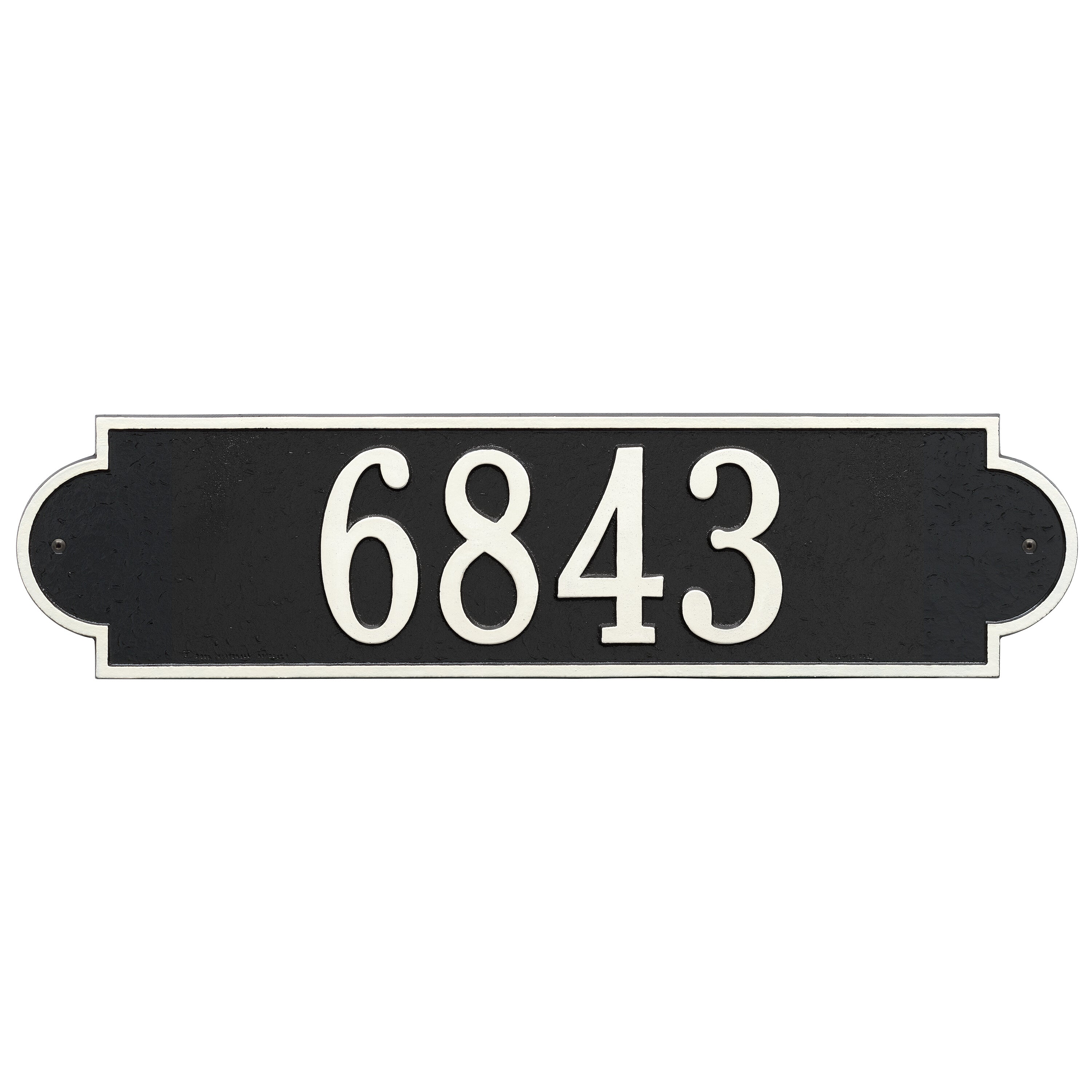 Richmond Horizontal Estate Wall Address Plaque