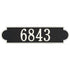 Richmond Horizontal Estate Wall Address Plaque