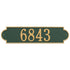 Richmond Horizontal Estate Wall Address Plaque