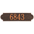Richmond Horizontal Estate Wall Address Plaque