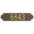 Richmond Horizontal Estate Wall Address Plaque