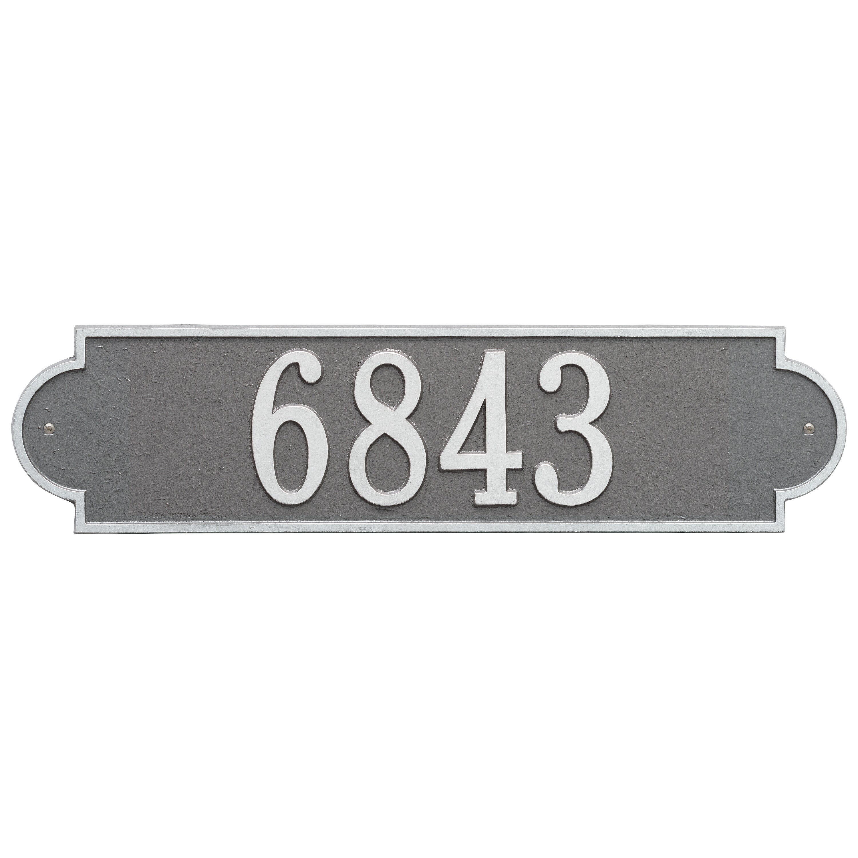 Richmond Horizontal Estate Wall Address Plaque