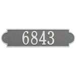Richmond Horizontal Estate Wall Address Plaque