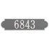 Richmond Horizontal Estate Wall Address Plaque