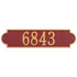Richmond Horizontal Estate Wall Address Plaque