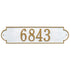 Richmond Horizontal Estate Wall Address Plaque