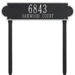 Richmond Horizontal Estate Lawn Address Plaque