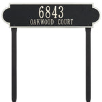 Richmond Horizontal Estate Lawn Address Plaque